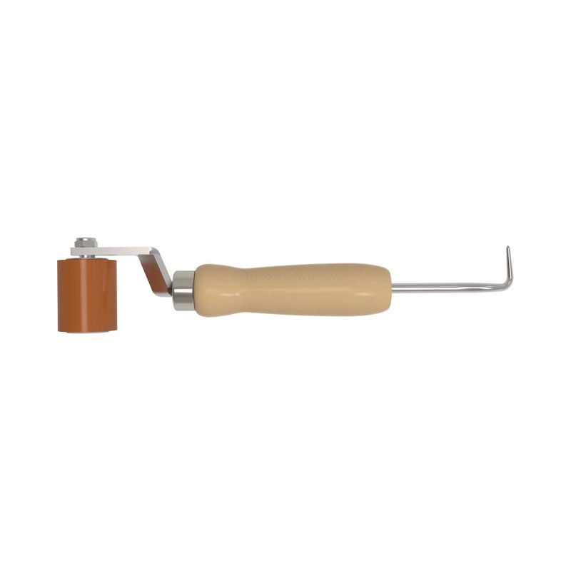 Everhard Roll-N-ChekÂ® Seam Roller with Probe Wood Handle MR05018 - Image 2